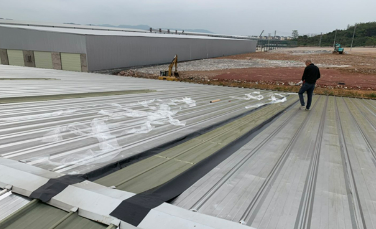 保康厂房屋面防水维修案例